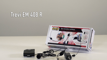 Carica l&#39;immagine nel visualizzatore di Gallery, Trevi EM 408 R Set di Microfoni Wireless ad Archetto e a Clip con Nero - Ilgrandebazar