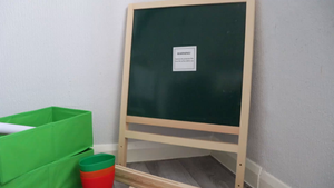 Arkmiido Cavalletto per Bambini Lavagna in Legno a Doppia Faccia 4 1,... - Ilgrandebazar