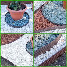 Carica l&#39;immagine nel visualizzatore di Gallery, Bordura per aiuole Marrone Chrispol System - lunghezza 10 10 metri, - Ilgrandebazar