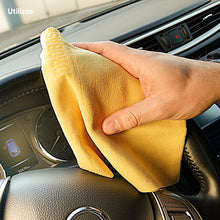 Carica l&#39;immagine nel visualizzatore di Gallery, IDROBASE Pelle di Daino per Auto. Panno Asciugatura Auto, M [550x360 mm] - Ilgrandebazar