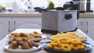 Aigostar Friggitrice 2200Watts, Capacità 3 Litri con 30HEZ, Con Finestra - Ilgrandebazar