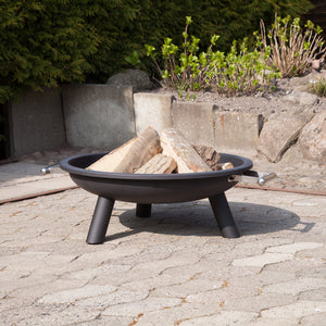 Ultranatura Braciere Vulcano con Impugnature in Acciaio Inossidabile 65 cm - Ilgrandebazar