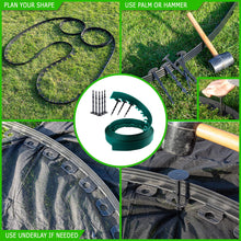 Carica l&#39;immagine nel visualizzatore di Gallery, Bordura per aiuole Marrone Chrispol System - lunghezza 10 10 metri, - Ilgrandebazar