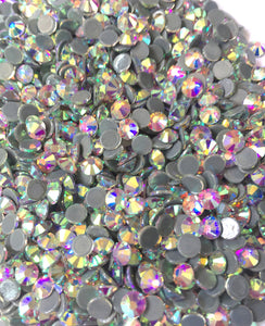 Jollin - strass da incollare con base piatta, SS20 1440pcs, Hotfix Crystal Ab - Ilgrandebazar