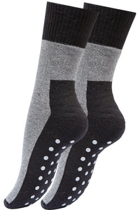 4 paia calze antiscivolo - suola per donna e uomo (43-46, grigio... - Ilgrandebazar