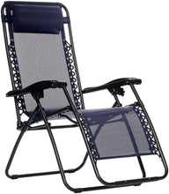 Carica l&#39;immagine nel visualizzatore di Gallery, AmazonBasics - Sedia a gravità zero, Blu - Ilgrandebazar