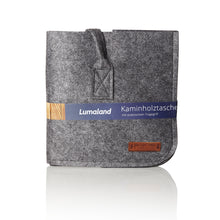 Carica l&#39;immagine nel visualizzatore di Gallery, Lumaland cesta da camino, Borsa di rettangolare 50 x 25 x 25 cm, Grigio Scuro - Ilgrandebazar