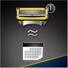 Carica l&#39;immagine nel visualizzatore di Gallery, Gillette Fusion5 ProShield Regolabarba Uomo, Rasoio a Mano Libera, 9 Lamette da Barba da 5 Lame, Doppia Striscia Lubrificante con Tecnologia Flexball, Fino a 1 Mese di Rasatura con 1 Lametta 9 Lame + 1 Rasoio