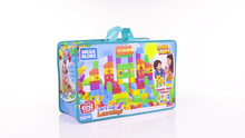 Carica l&#39;immagine nel visualizzatore di Gallery, MEGA bloks First Builders Sacca Ecologica, Colore Blu, 150 Pezzi, FVJ49 - Ilgrandebazar
