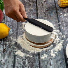 Carica l&#39;immagine nel visualizzatore di Gallery, G.a HOMEFAVOR Spatole in Silicone, Set 6 PCS Spatola da Cucina Utensili, Resistente al Calore Antiaderenti Utensili da Cucina in Silicone, Compreso Cucchiaio in Silicone, Pennelli da Cucina ECC, Nero