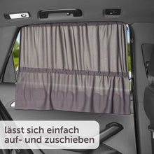 Carica l&#39;immagine nel visualizzatore di Gallery, Parasole da Auto per Bambini con Funzione di Tendina e Ventose | nero - Ilgrandebazar