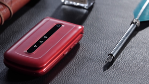 Ushining Telefono Cellulare per anziani, con Rosso 2G - Ilgrandebazar