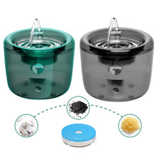 Carica l&#39;immagine nel visualizzatore di Gallery, Fontanella per gatti Sensore automatico fontana acqua pompa acqua alimentatore cane Pet bevitore ciotola Pet bere Dispenser per cane gatto alimentato tramite USB