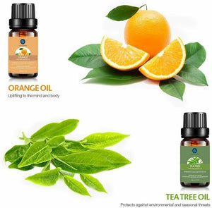 Set di Oli Essenziali Puri con 6 Oli per l’Aromaterapia, 100% Puri, 10 ml ognuno