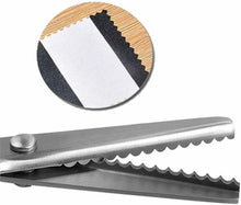 Carica l'immagine nel visualizzatore di Gallery, Pinking Shears,Forbici da Sarto Professionali,Taglio a Zigzag in Acciaio...