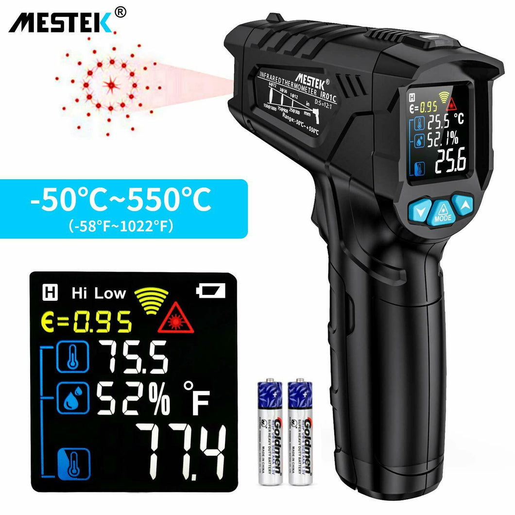 Termometro Digitale Laser a infrarossi, Misuratore di Temperatura NO p –