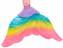 Carica l&#39;immagine nel visualizzatore di Gallery, Barbie DHC40 Bambola Sirena Magico Arcobaleno
