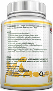 Vitamina D3 1000UI 365 Capsule Softgel Integratore di vitamina d3 Nu U Nutrition