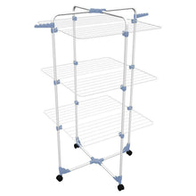 Carica l'immagine nel visualizzatore di Gallery, GIMI Modular 3 Stendibiancheria da Pavimento, Stendino a Torre, 30 m