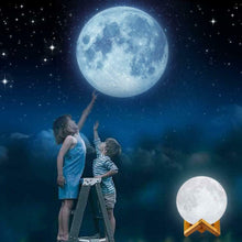 Carica l'immagine nel visualizzatore di Gallery, WYCY Lampada Luna 8CM 16 Colori 3D Stampa LED 8CM, Luce Lunare 16