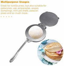 Carica l'immagine nel visualizzatore di Gallery, Pressa per tortilla autentica per realizzare tortillas, Strumento in alluminio