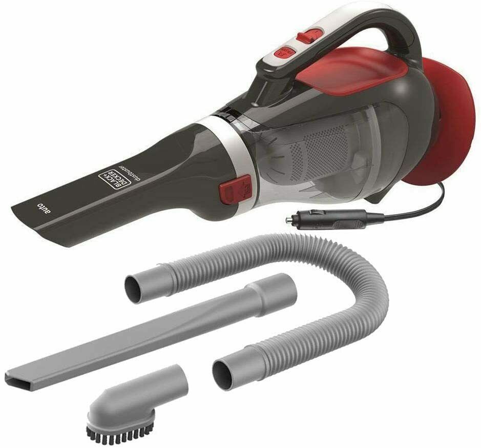 BLACK+DECKER ADV1200-XJ Aspirapolvere per Auto 12 V, Capacità 610ml