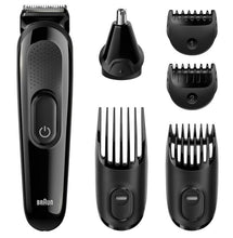 Carica l&#39;immagine nel visualizzatore di Gallery, BRAUN MGK3020 REGOLABARBA RASOIO ELETTRICO CAPELLI MULTIGROOMING RICARICABILE