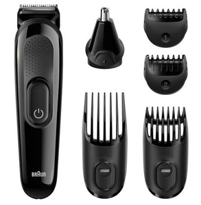 BRAUN MGK3020 REGOLABARBA RASOIO ELETTRICO CAPELLI MULTIGROOMING RICARICABILE