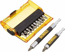 Carica l'immagine nel visualizzatore di Gallery, Set di punte per avvitatore, 14 pezzi bits DeWalt DT71570-QZ con 2 estensioni