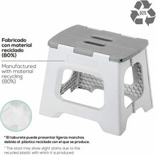 Carica l'immagine nel visualizzatore di Gallery, VIGAR - Sgabello pieghevole compact in plastica 27 cm, Grigio