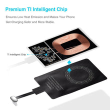 Carica l&#39;immagine nel visualizzatore di Gallery, CHOETECH - Ricevitore di Carica Wireless USB C, Universale, Tipo Qi,...