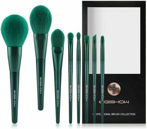 Eigshow Set di pennelli da trucco professionali, cosmetici sintetici, per...