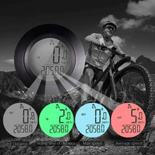 Carica l'immagine nel visualizzatore di Gallery, Contachilometri Bici Senza Fili,Contachilometri Bici,Computer da Bicicletta Nero