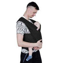 Carica l'immagine nel visualizzatore di Gallery, Lictin Fascia Porta Bambino - Bebè,Baby Wrap,Marsupio Nero