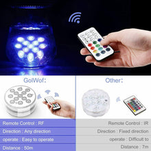 Carica l'immagine nel visualizzatore di Gallery, Luce a 13 LED colorati impermeabile per piscina Lampada decorativa + telecomando