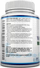 Carica l&#39;immagine nel visualizzatore di Gallery, Vitamina K2 MK-7 200 mcg | 365 Compresse | Scorta Per 1 Anno | Vegan | NO OGM