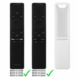 Rukoy Custodia Protettiva Compatibile Samsung Smart TV Telecomando BN59.. Bianco