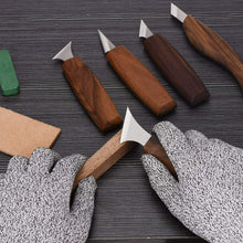 Carica l'immagine nel visualizzatore di Gallery, Jajadeal 9 in 1 Set di Strumenti per Intaglio del Legno, Scalpelli, Coltello...