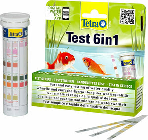 Test per acqua dell'acquario, Misurazione elementi, Strisce reattive, Tetra Pond