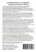 Carica l'immagine nel visualizzatore di Gallery, Ashwagandha compresse 1000 mg - ciliegia invernale, ginseng indiano, 120 Pz