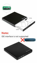 Carica l&#39;immagine nel visualizzatore di Gallery, SALCAR – unità Esterna USB2.0 per Lettore Masterizzatore CD/Dvd/Blu-Ray, 12,7 mm