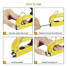 Carica l'immagine nel visualizzatore di Gallery, Graffatrice Manuale,Topec Professionale 3 in 1 Sparapunti, Pistola per...