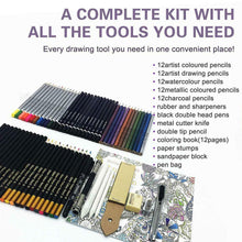 Carica l&#39;immagine nel visualizzatore di Gallery, Professionale Matite Colorate Kit per Schizzo e Disegno Artistico,70 Colori...