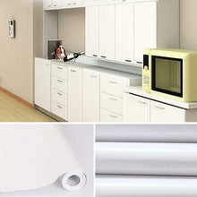 Carica l&#39;immagine nel visualizzatore di Gallery, KINLO Adesivi carta per mobili 0.6M*5M(1 Rotolo) Bianco Nessuna 5M, Bianca