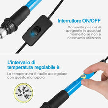 Carica l'immagine nel visualizzatore di Gallery, Kit completo per pirografia e saldatura a stagno da 60 W, 39 pezzi accessori