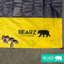 Carica l&#39;immagine nel visualizzatore di Gallery, BEARZ Outdoor Coperta da Picnic Impermeabile, Telo PIC Nic Giallo Brillante