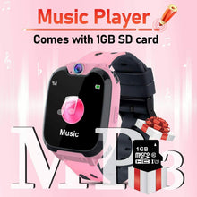 Carica l&#39;immagine nel visualizzatore di Gallery, Smartwatch Telefono per Bambini con Lettore Musicale 1GB SD Card...
