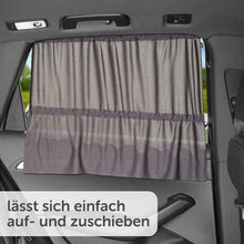 Carica l'immagine nel visualizzatore di Gallery, Parasole da auto per bambini con funzione di tendina e ventose | Protezione...