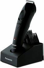 Carica l'immagine nel visualizzatore di Gallery, Taglia capelli Professionale a batteria con 2 pettini, Panasonic ER-GP21, Nero