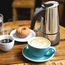 Carica l'immagine nel visualizzatore di Gallery, Godmorn Caffettiera Moka, Espresso in Acciaio INOX per Induzione...